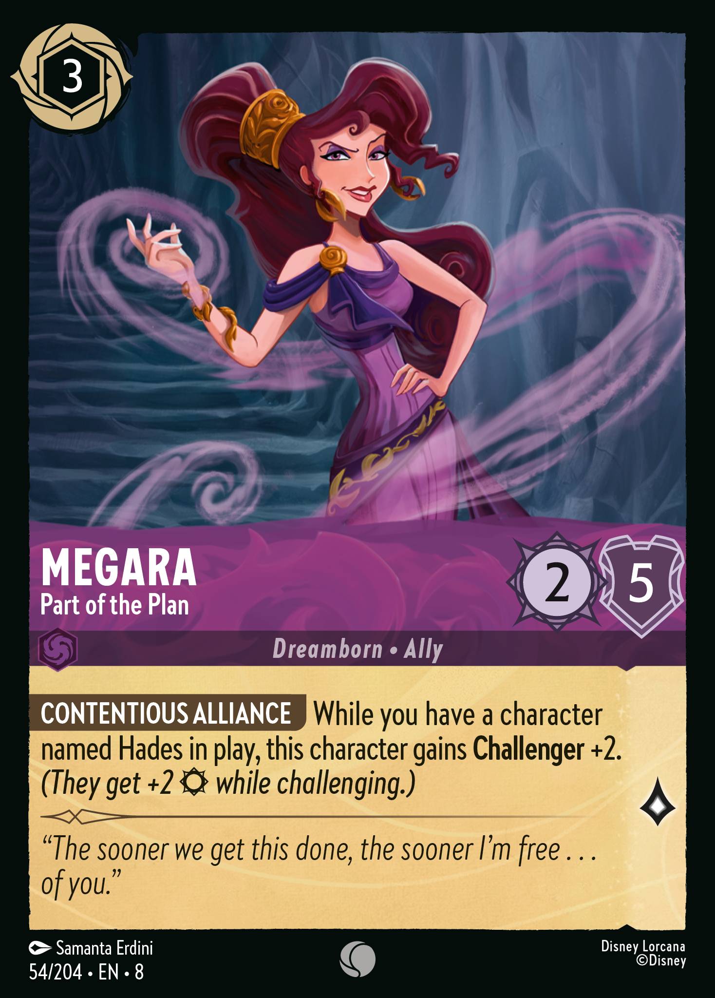 Megara - Part of the Plan - Common Lorcana Card