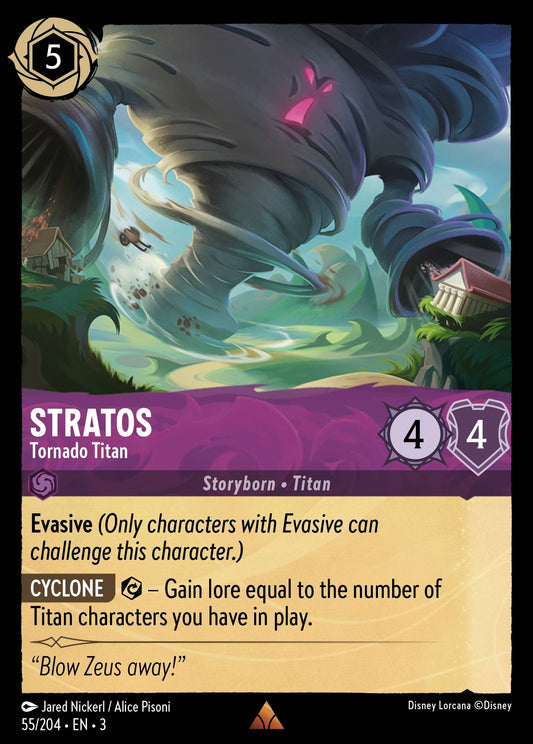 Stratos - Tornado Titan - Rare Lorcana Card