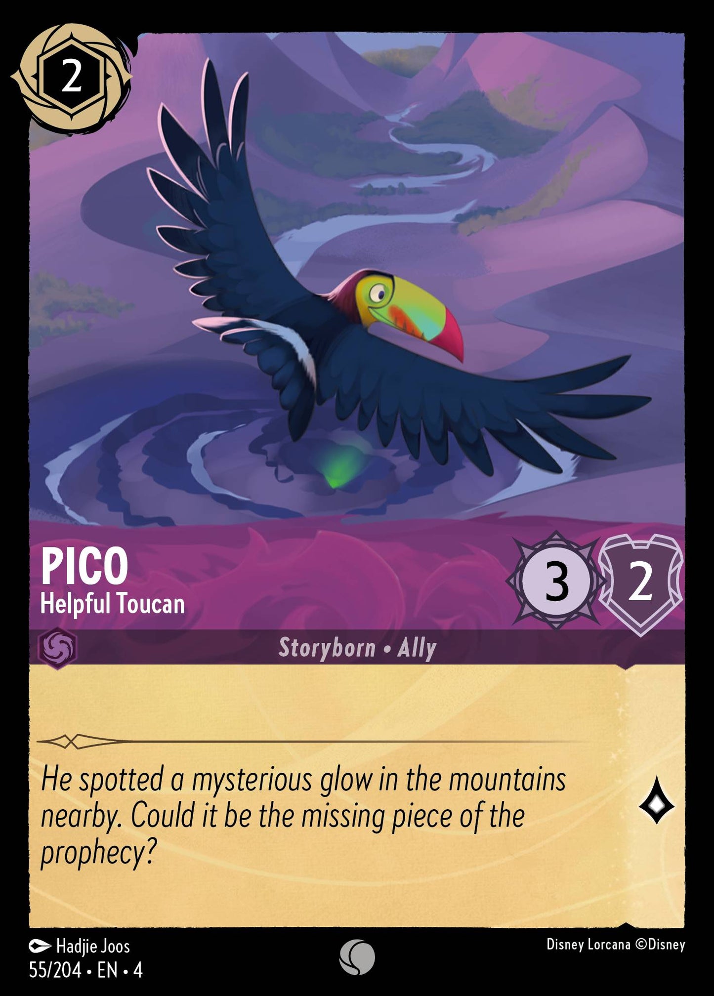 Pico - Helpful Toucan - Common Lorcana Card
