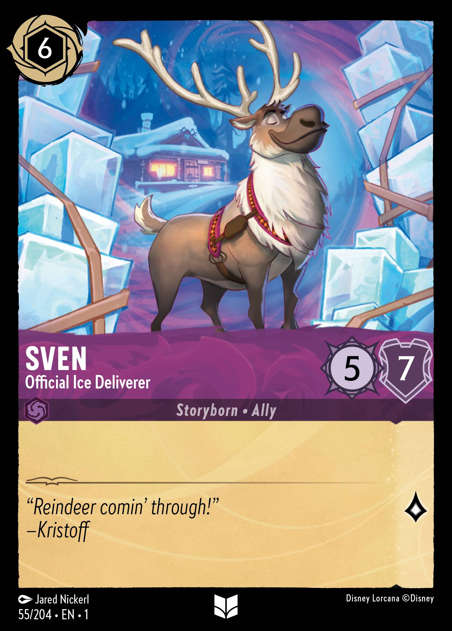 Sven - Official Ice Deliverer - Uncommon Lorcana Card