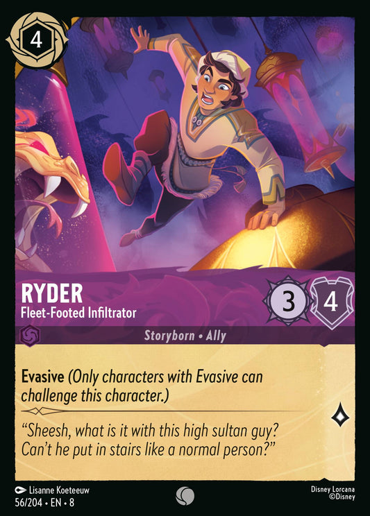 Ryder - Fleet-Footed Infiltrator - Common Lorcana Card