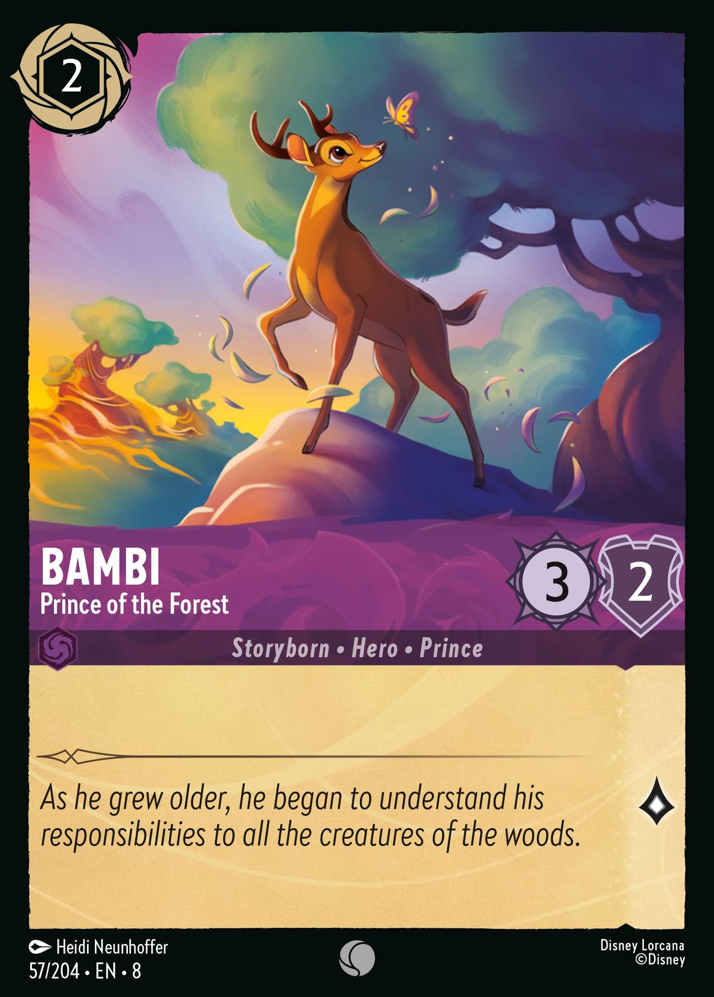 Bambi - Prince of the Forest - Common Lorcana Card