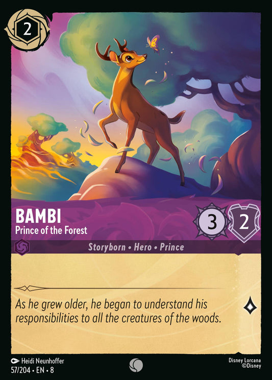Bambi - Prince of the Forest - Common Lorcana Card