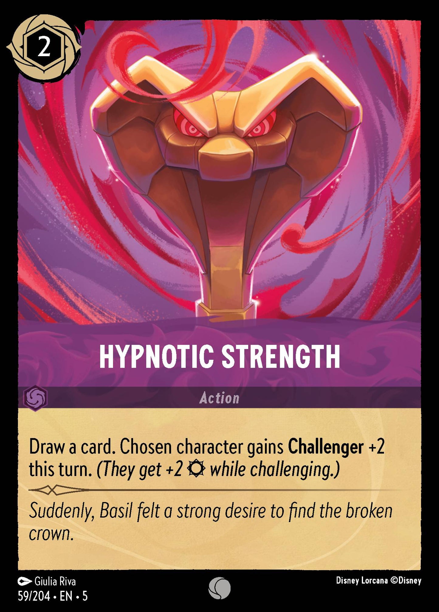 Hypnotic Strength - Common Lorcana Card