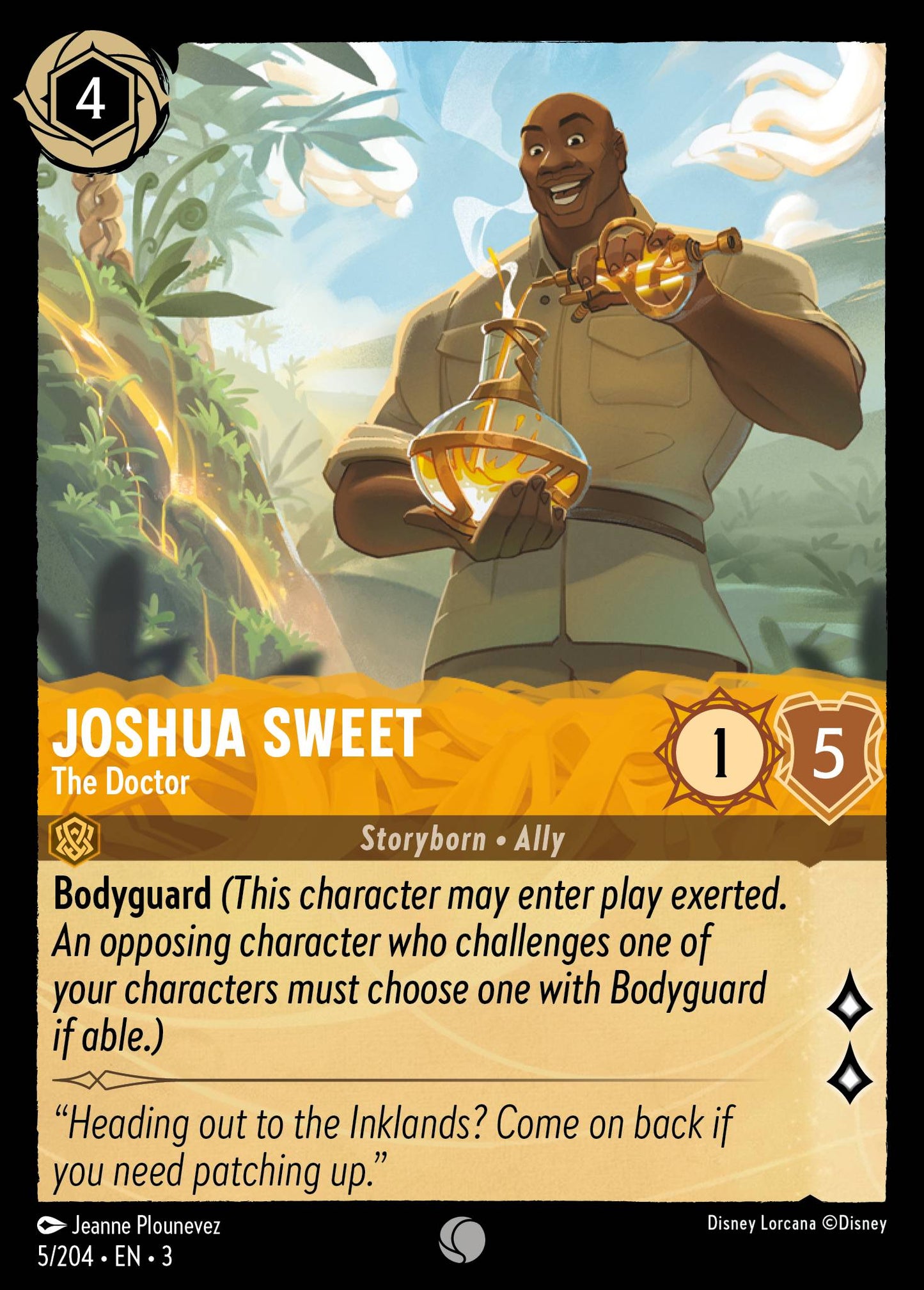 Joshua Sweet - The Doctor - Common Lorcana Card