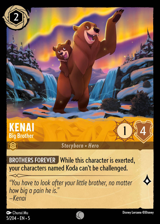 Kenai - Big Brother - Common Lorcana Card