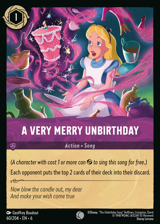 A Very Merry Unbirthday - Common Lorcana Card