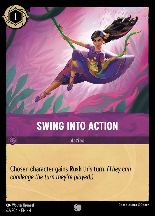Swing into Action - Common Lorcana Card