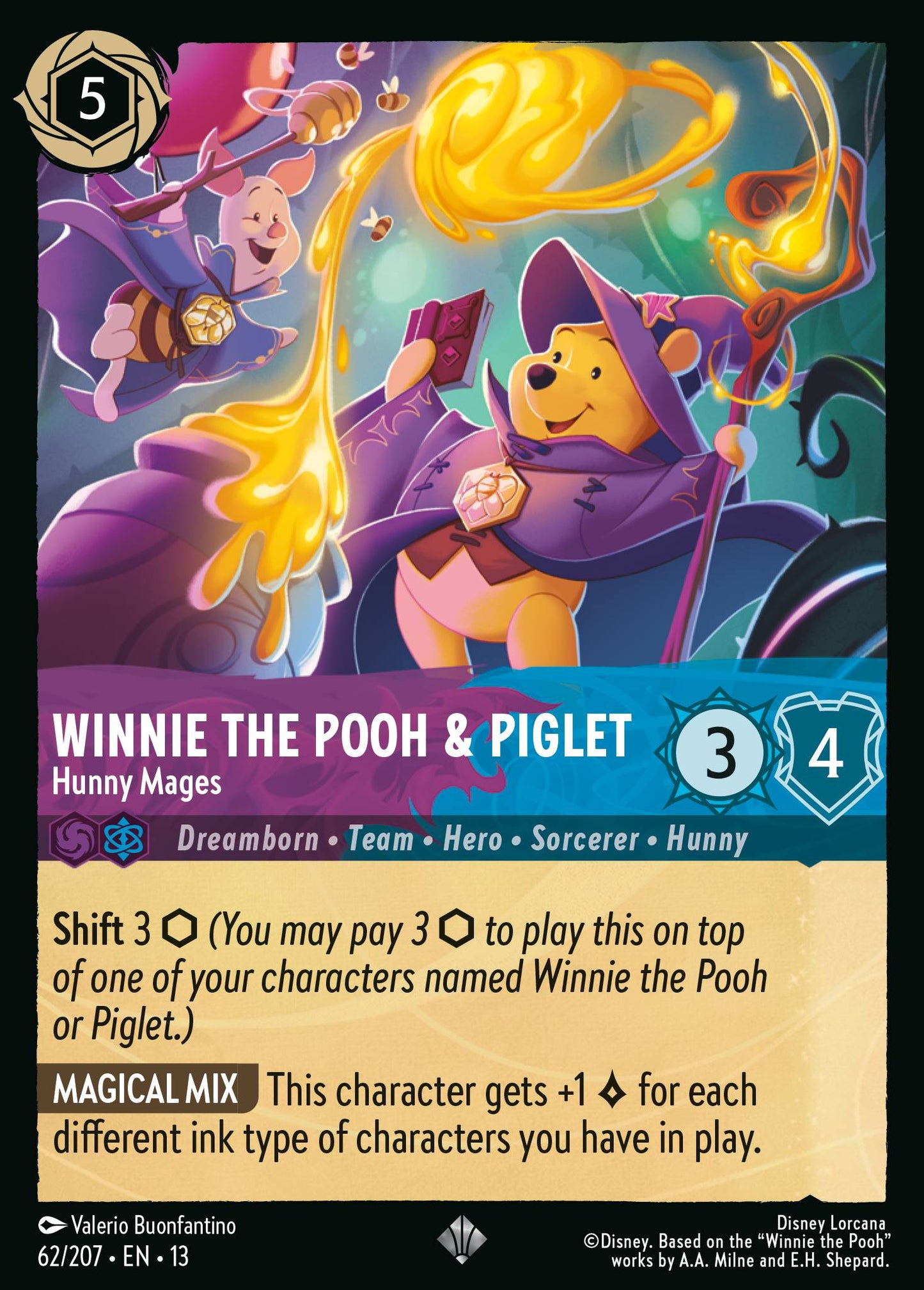 Winnie the Pooh & Piglet - Hunny Mages (Super Rare)