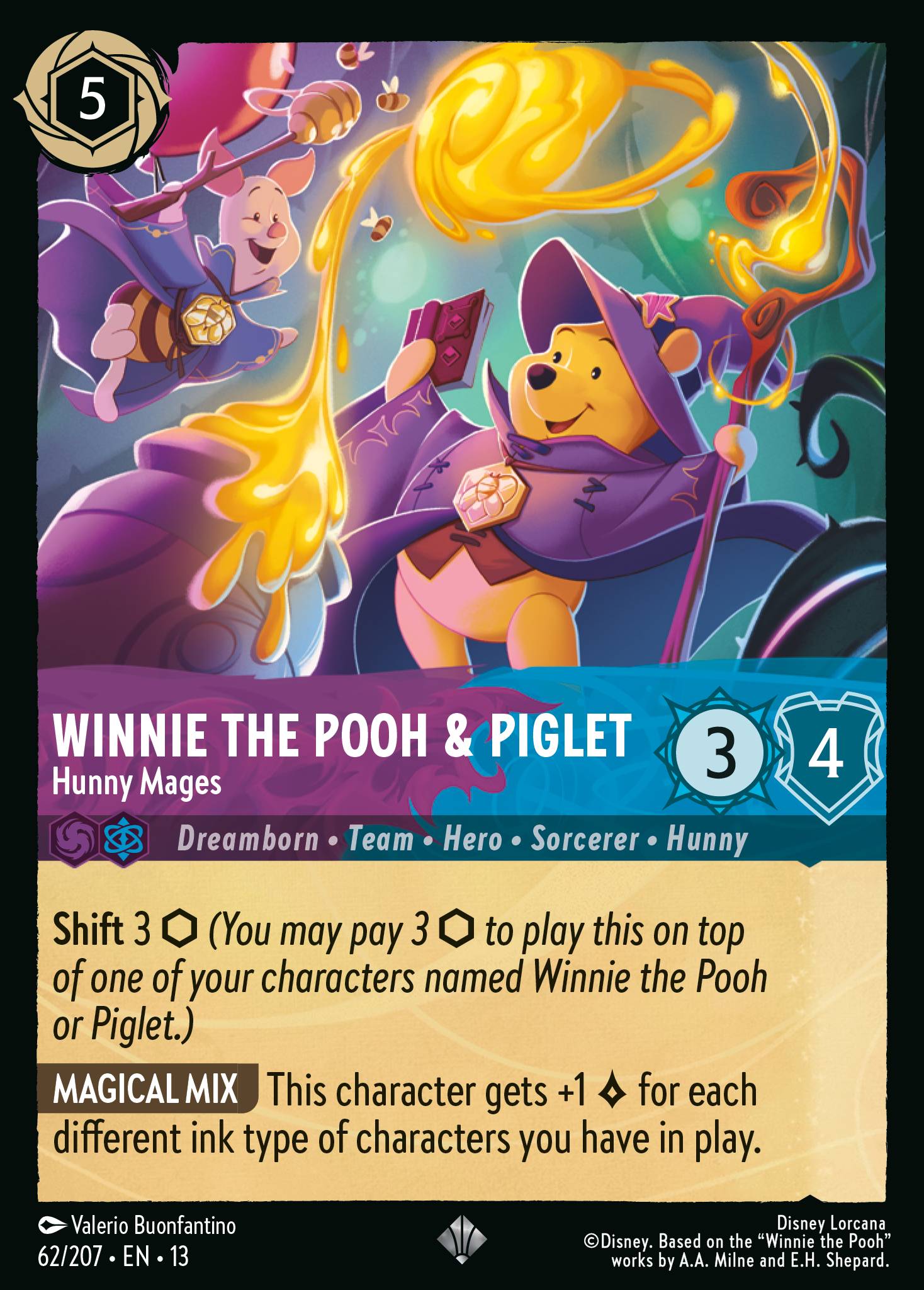 Winnie the Pooh & Piglet - Hunny Mages (Super Rare)