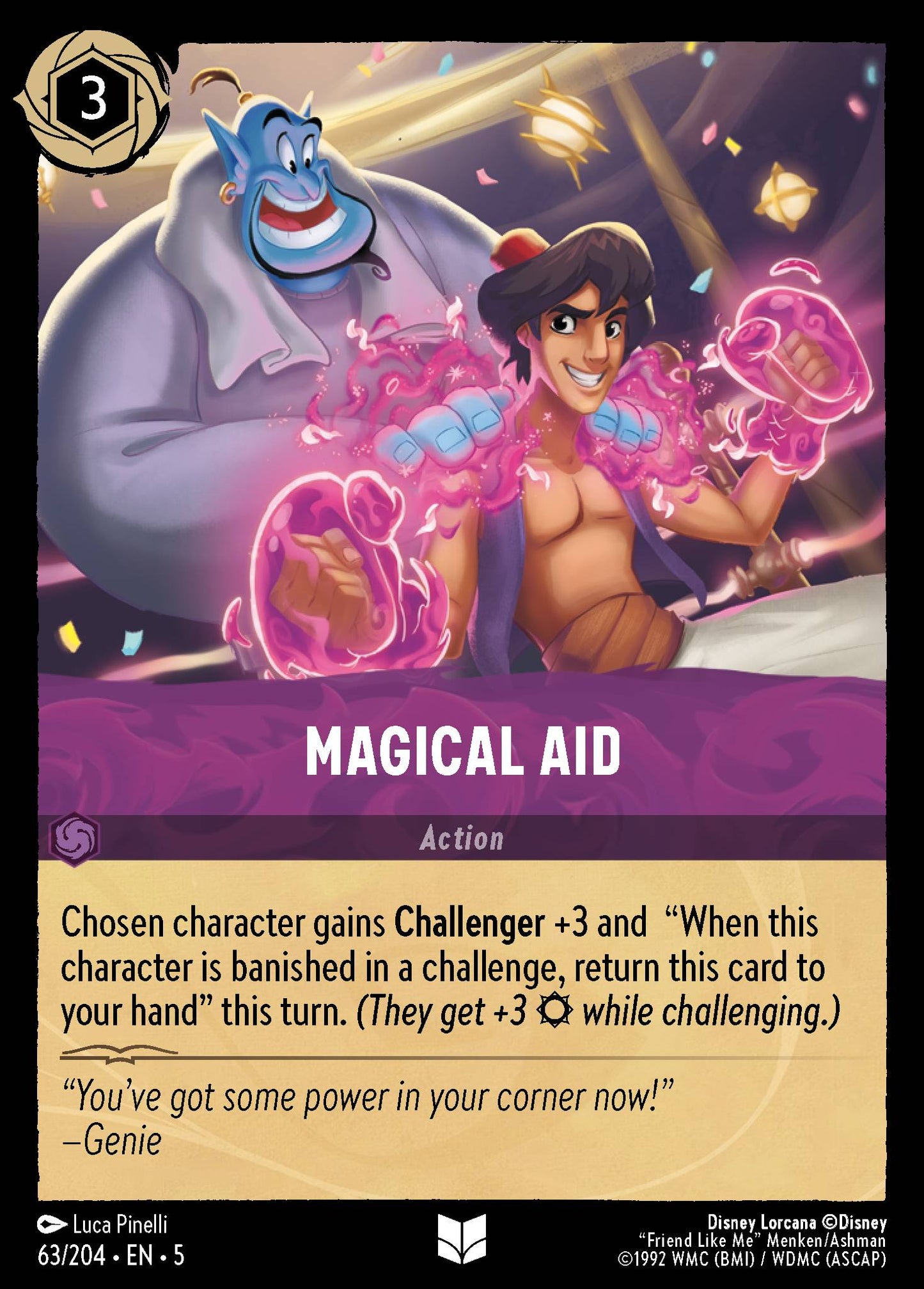 Magical Aid - Uncommon Lorcana Card