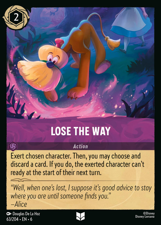 Lose the Way - Uncommon Lorcana Card