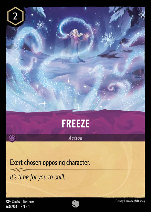 Freeze - Common Lorcana Card