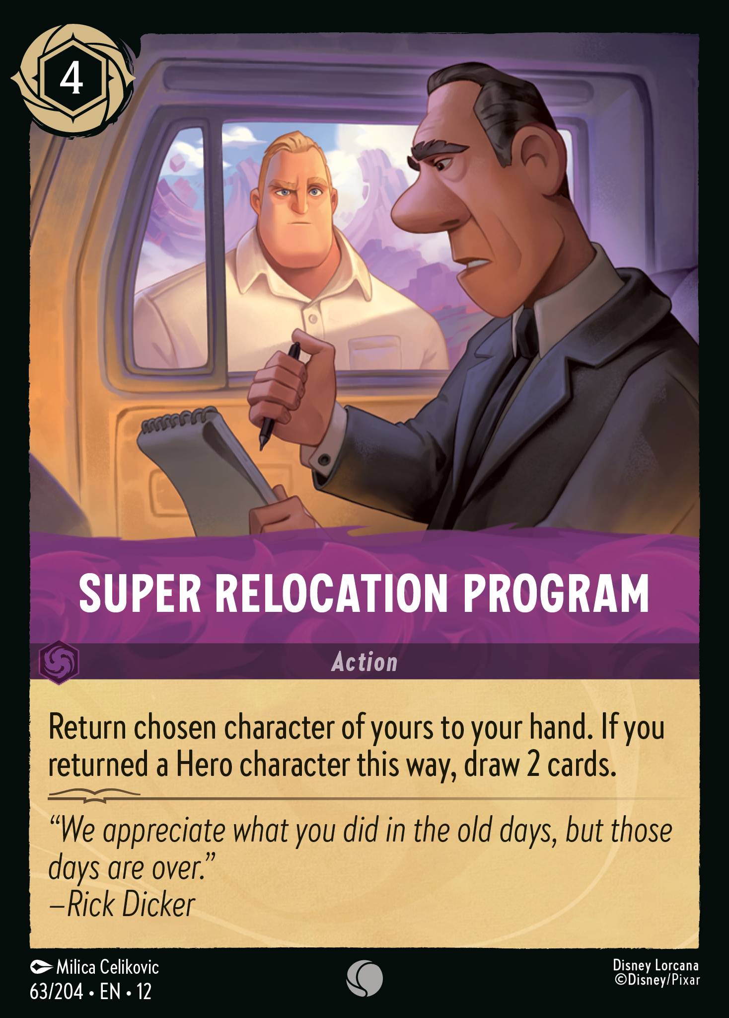 Super Relocation Program - Common Lorcana Card