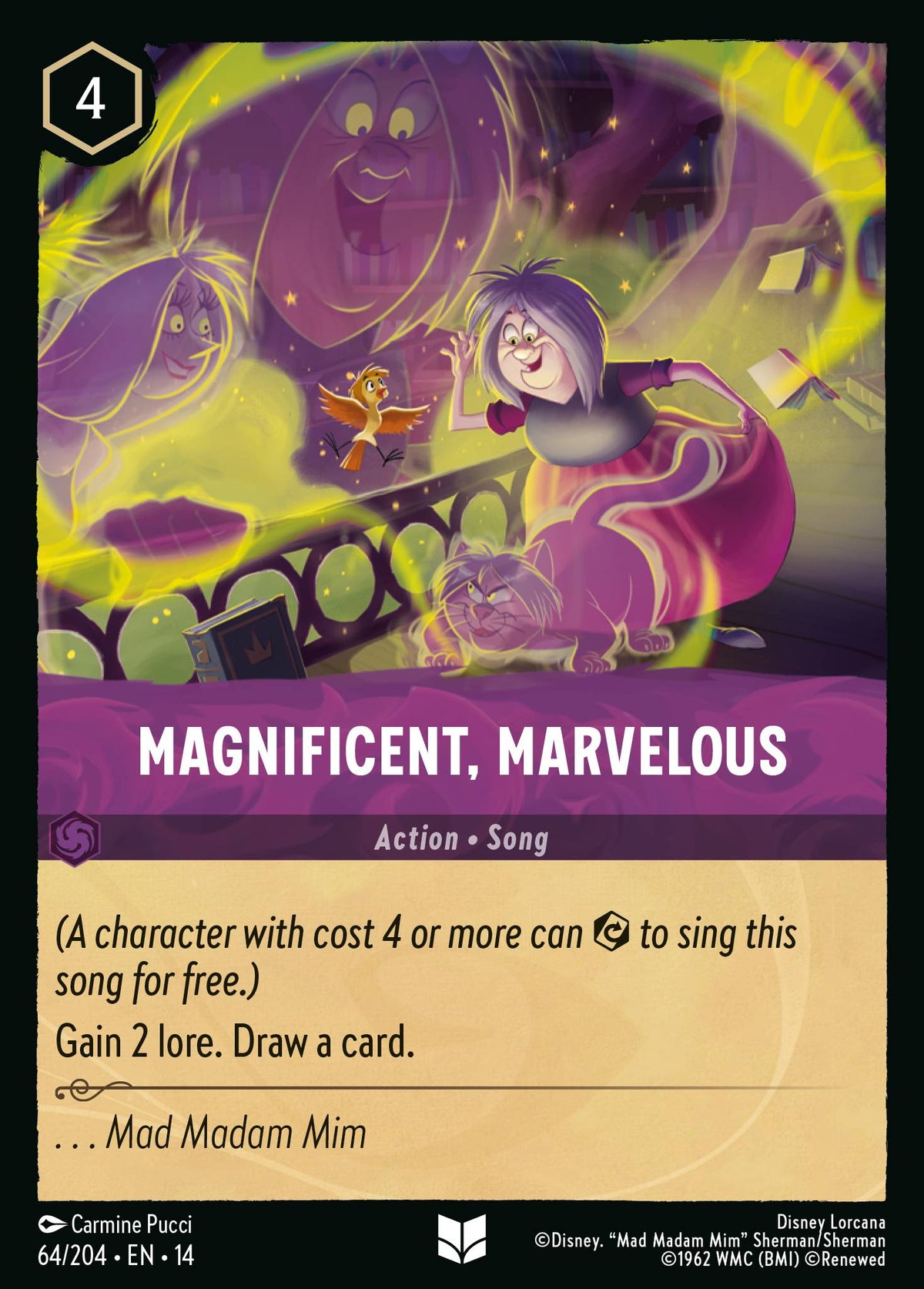 Magnificent, Marvelous - Uncommon Lorcana Card