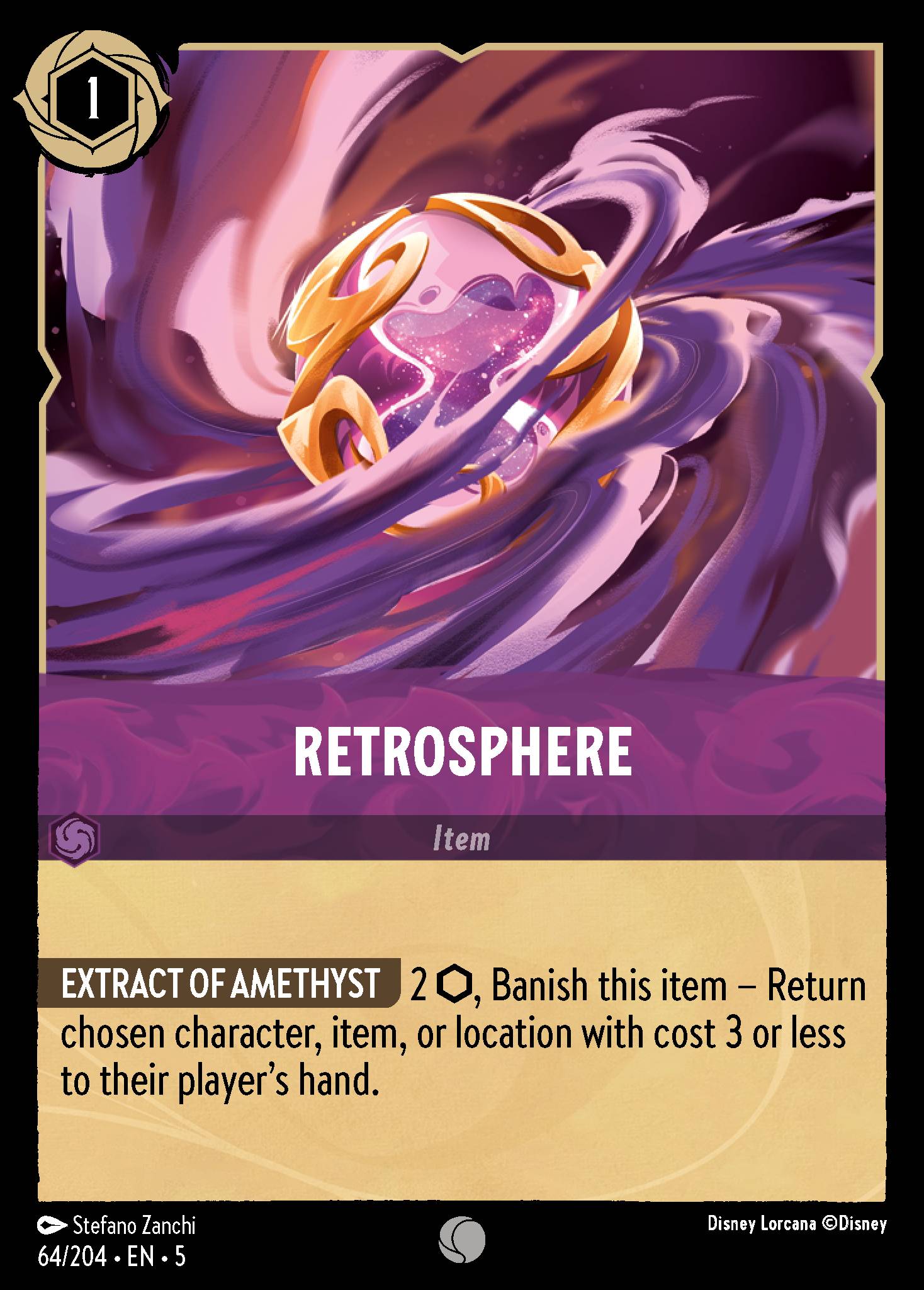 Retrosphere - Common Lorcana Card