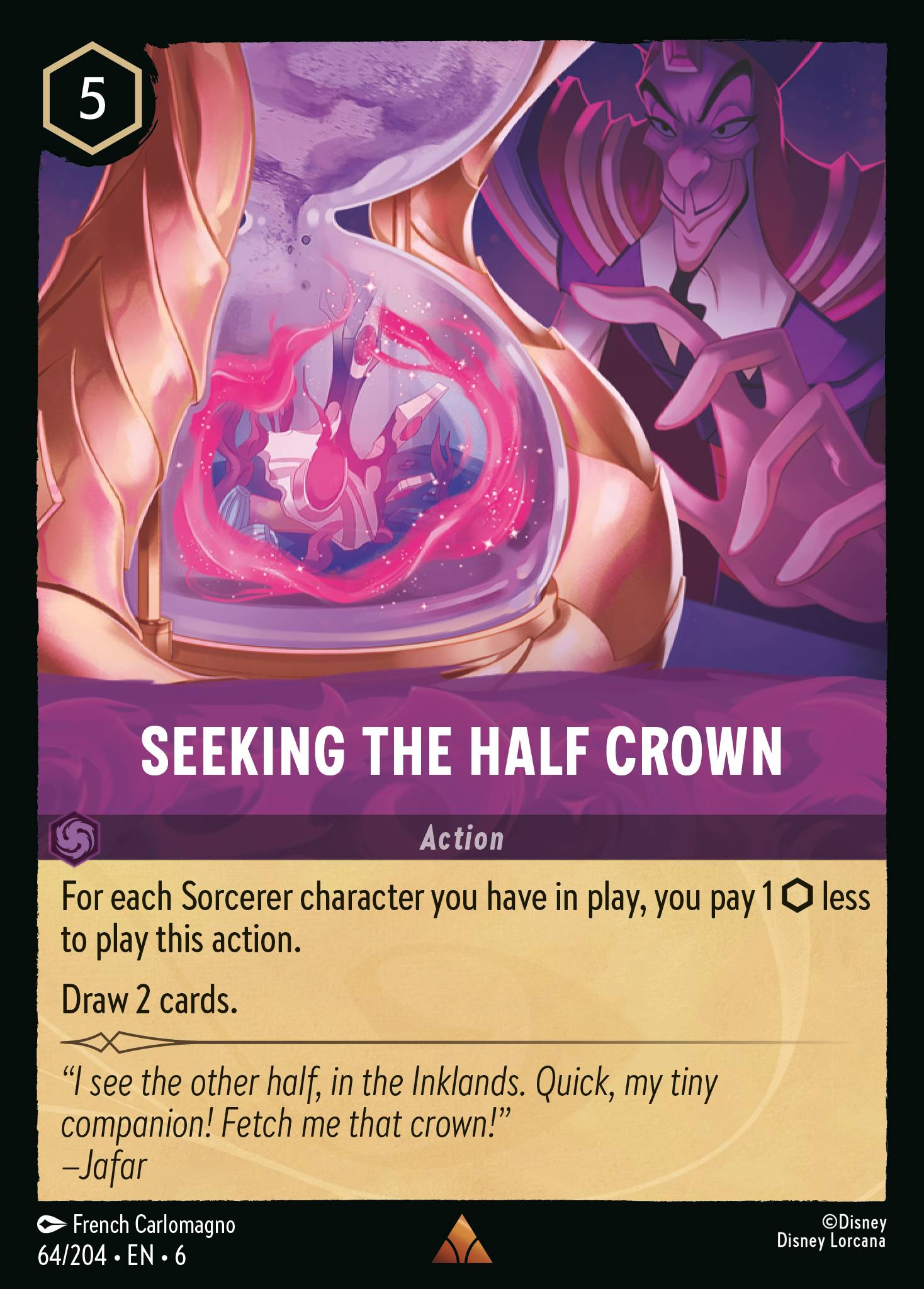 Seeking the Half Crown - Rare Lorcana Card