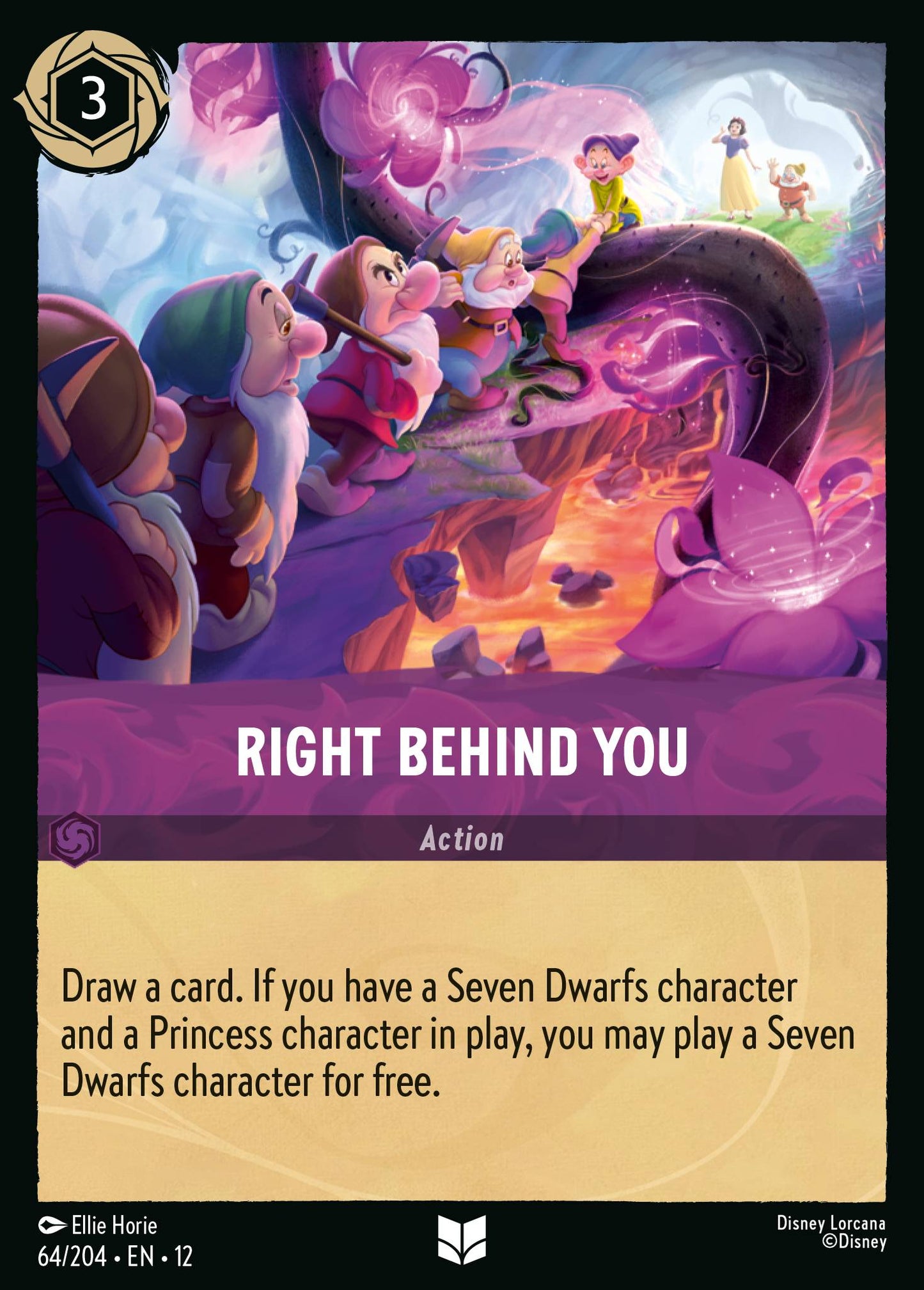 Right Behind You - Uncommon Lorcana Card