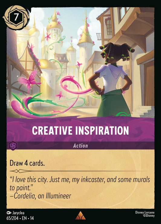 Creative Inspiration - Rare Lorcana Card