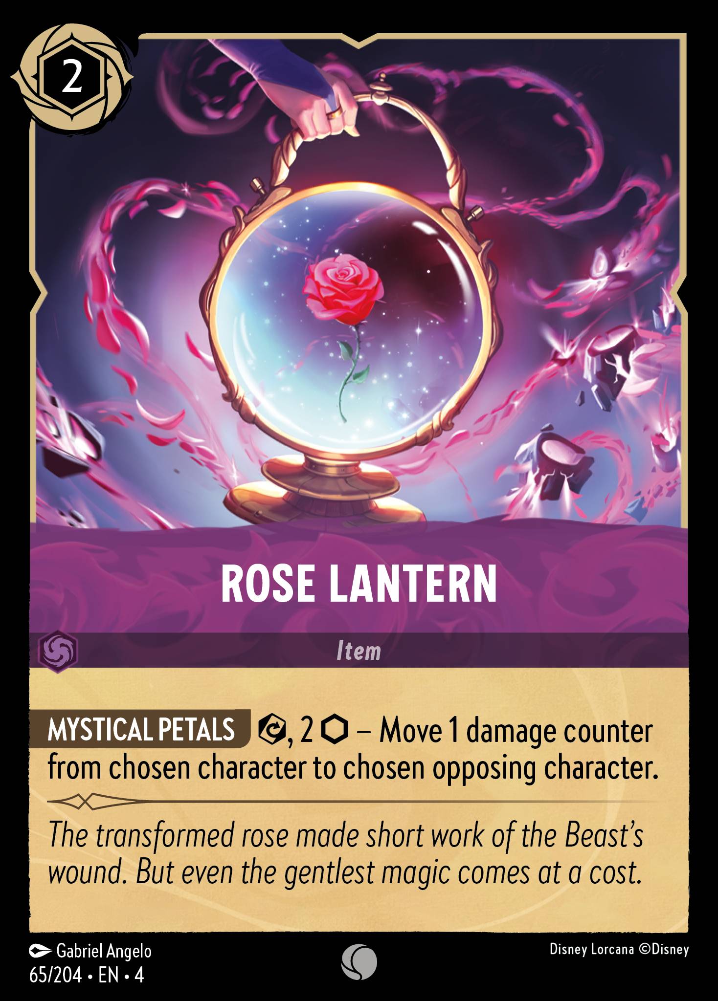 Rose Lantern - Common Lorcana Card