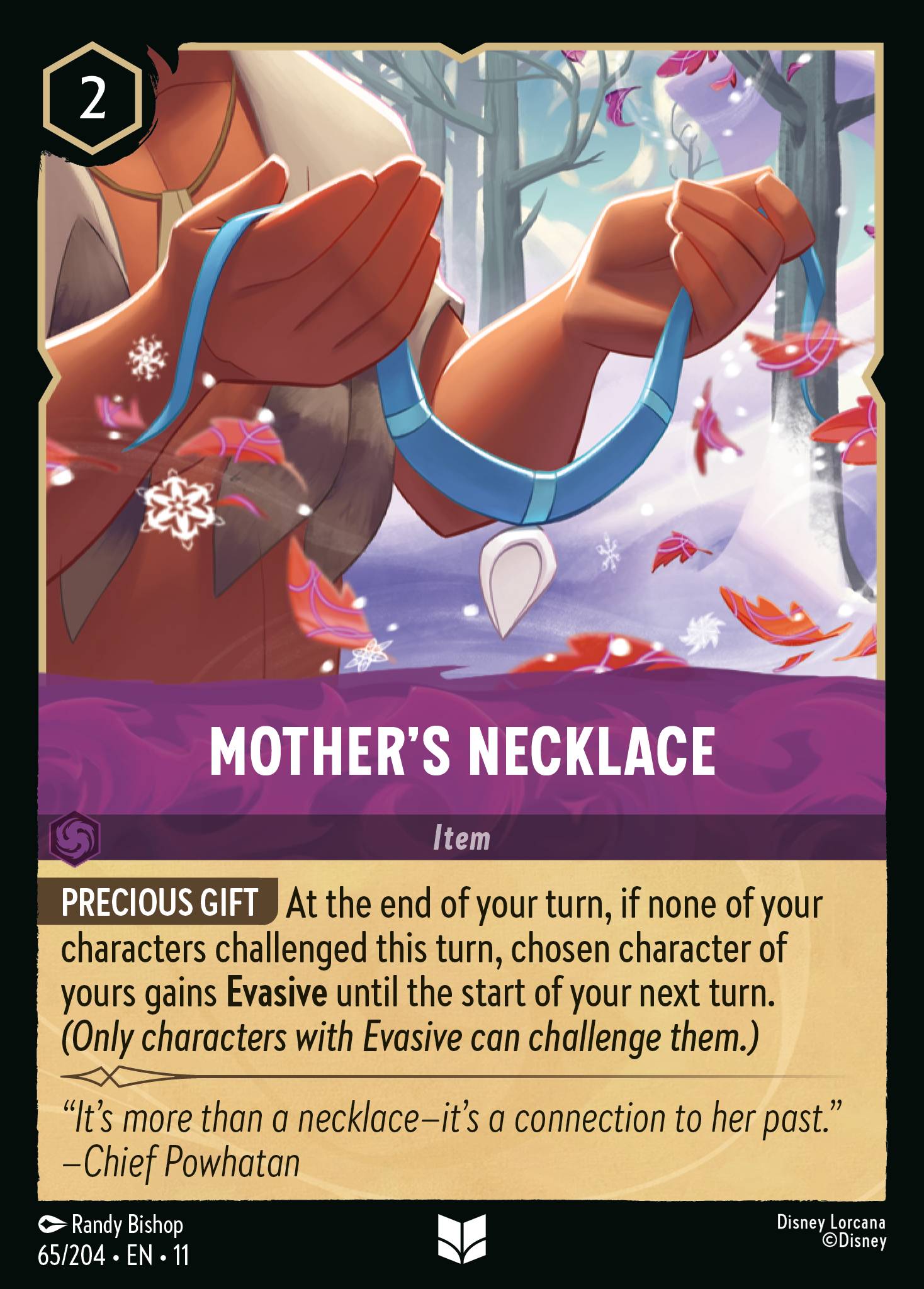 Mother's Necklace - Uncommon Lorcana Card