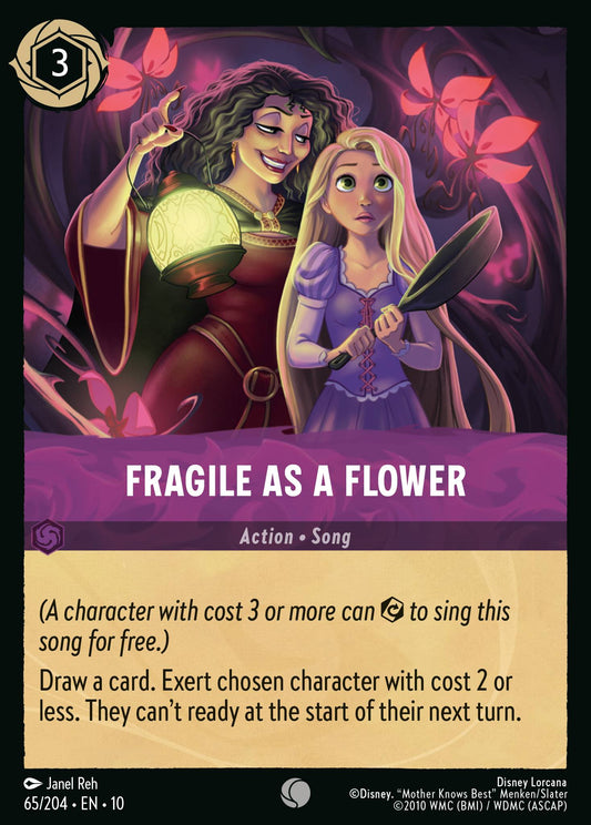 Fragile as a Flower - Common Lorcana Card