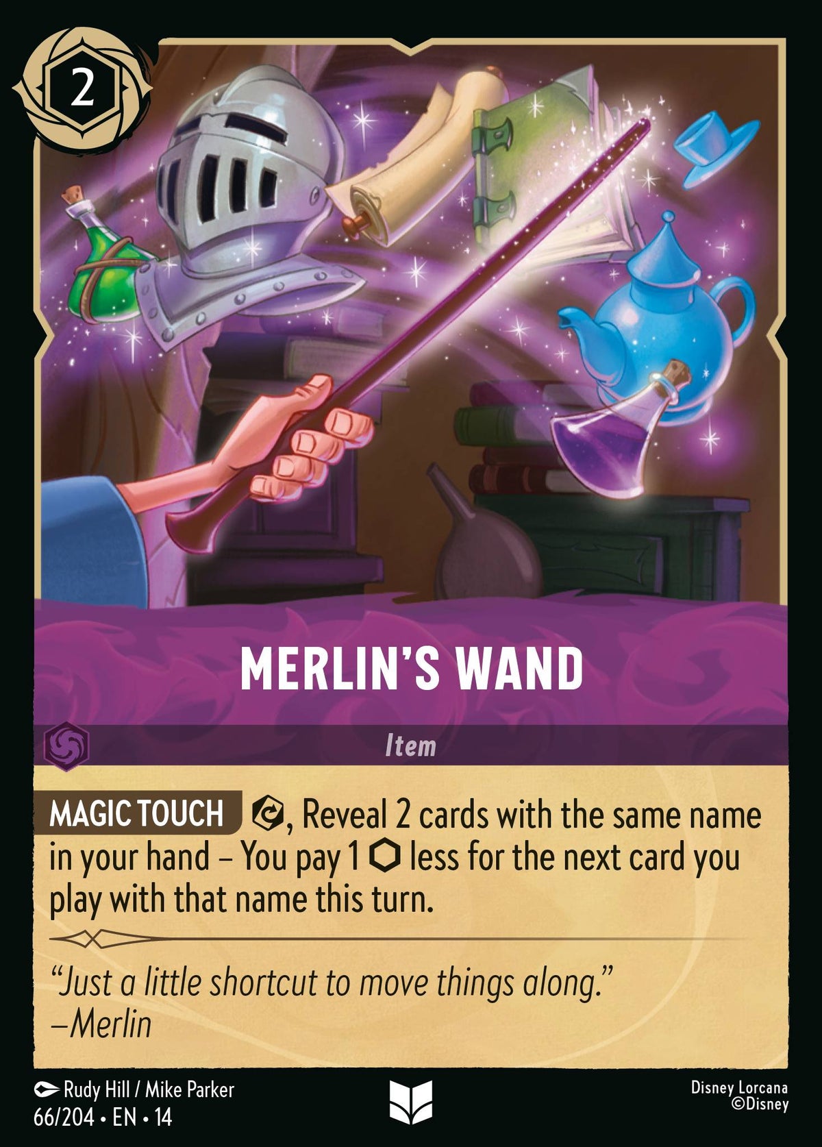 Merlin's Wand - Uncommon Lorcana Card