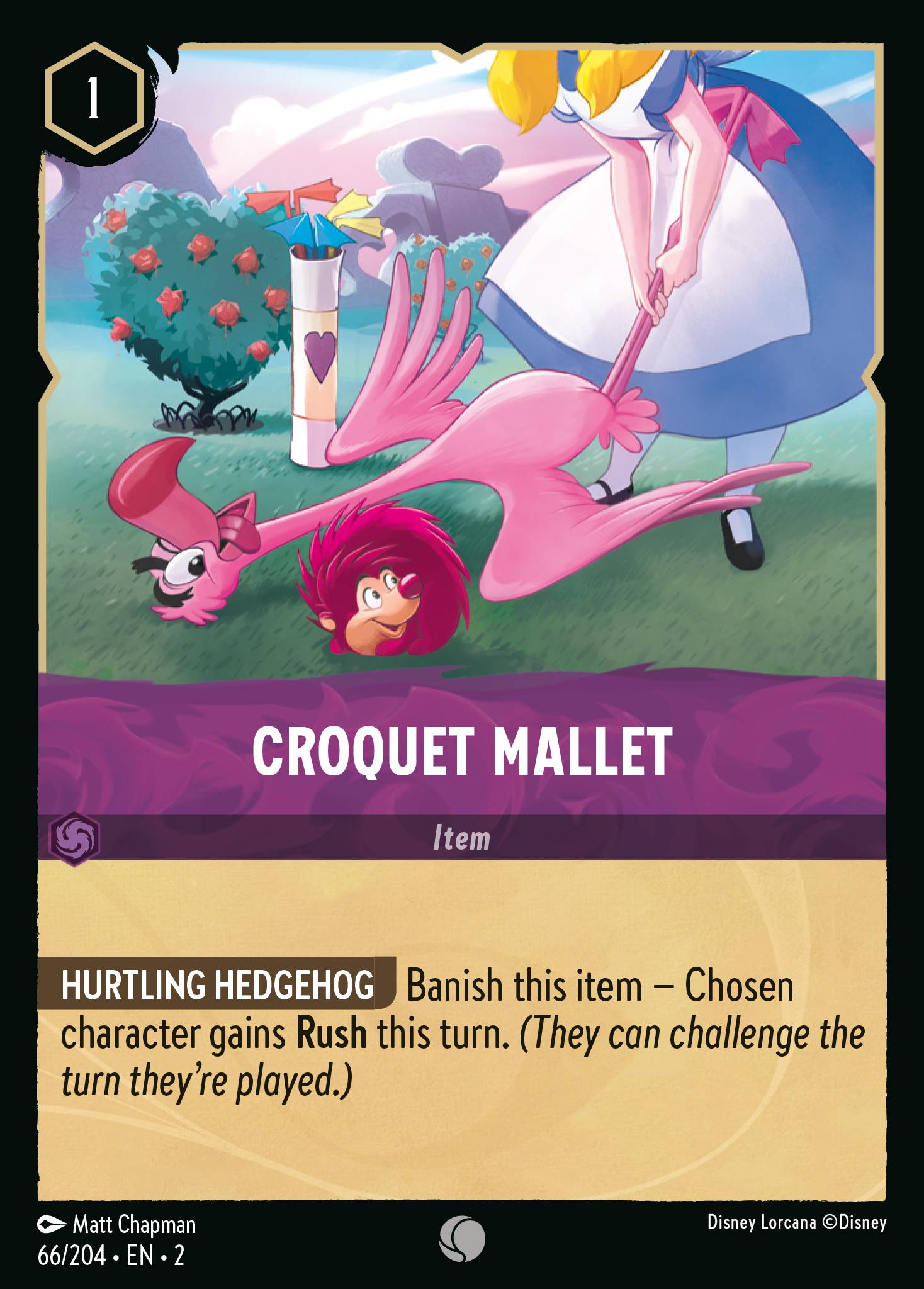 Croquet Mallet - Common Lorcana Card