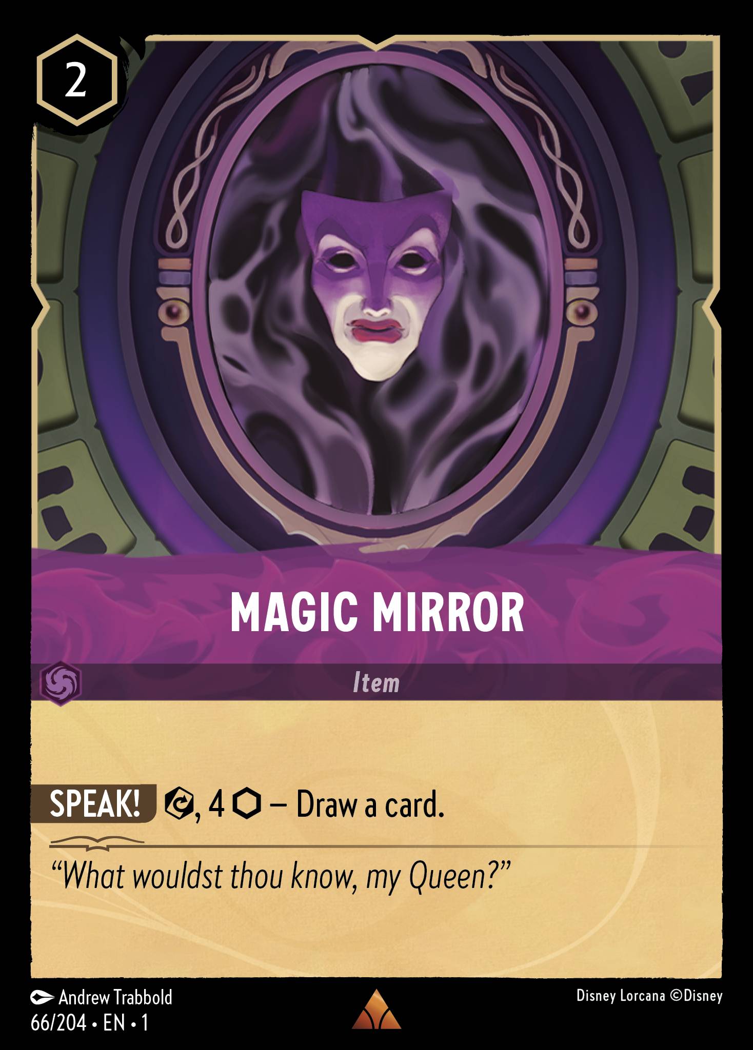 Magic Mirror - Rare Lorcana Card
