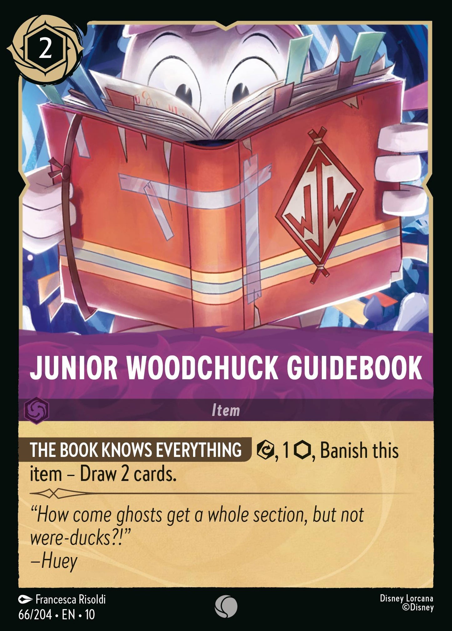 Junior Woodchuck Guidebook - Common Lorcana Card