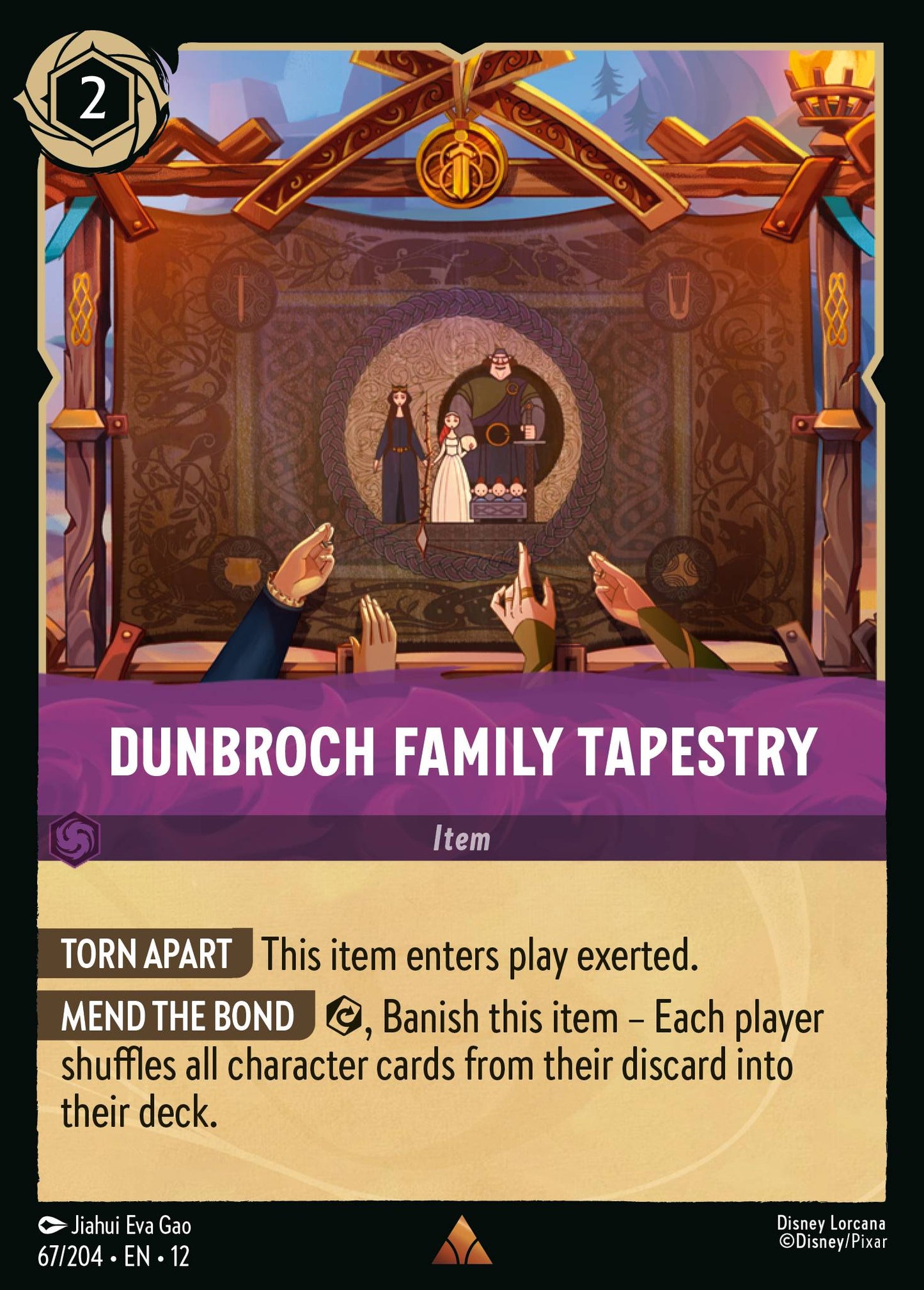 DunBroch Family Tapestry - Rare Lorcana Card