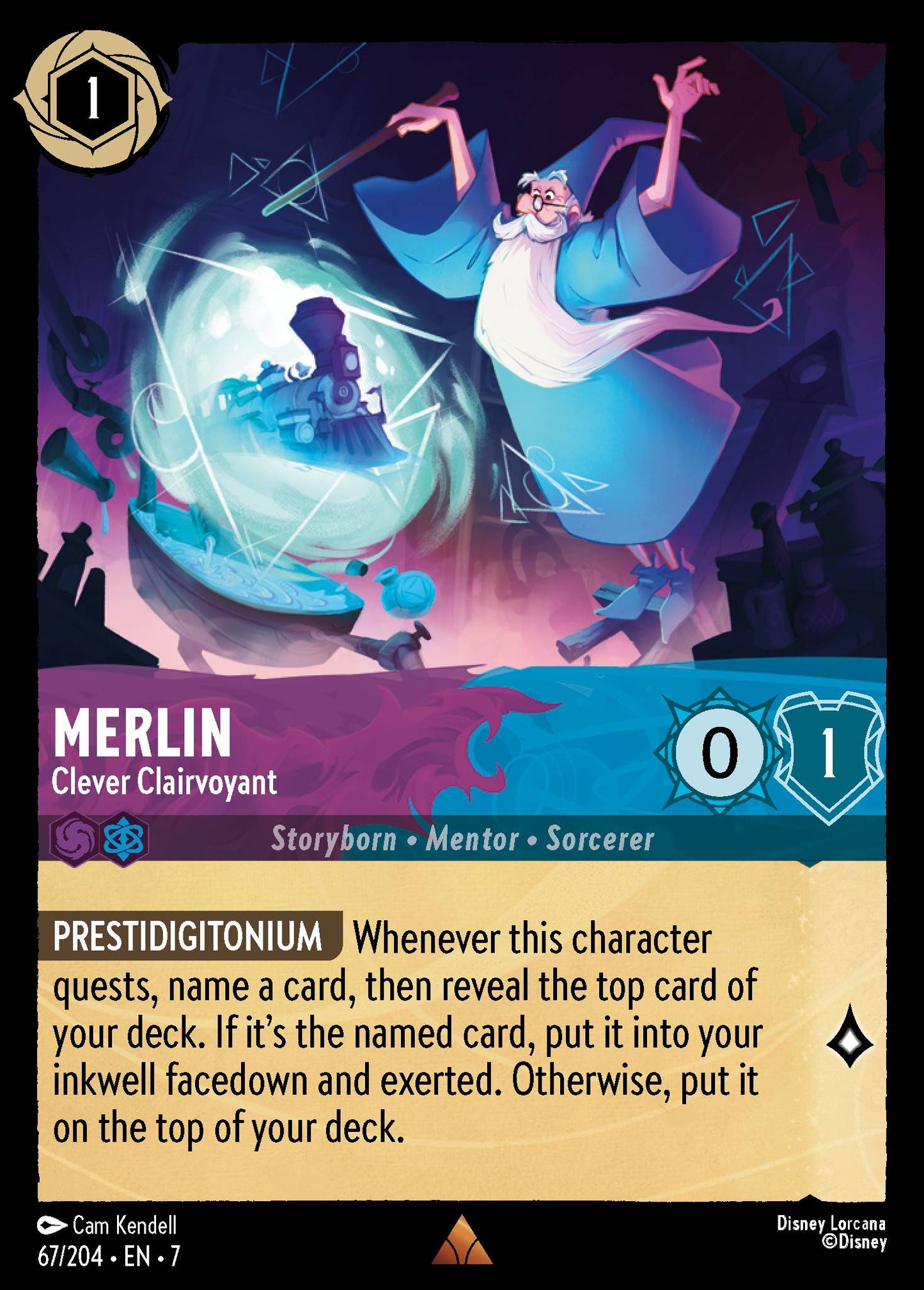 Merlin - Clever Clairvoyant (Rare)