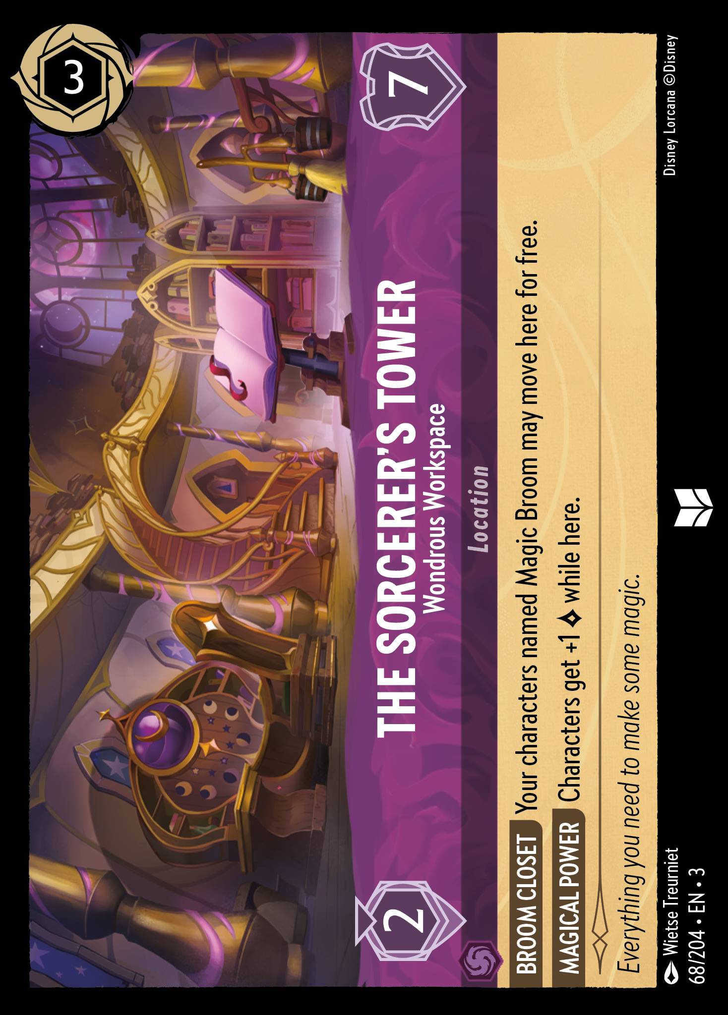 The Sorcerer's Tower - Wondrous Workspace - Uncommon Lorcana Card