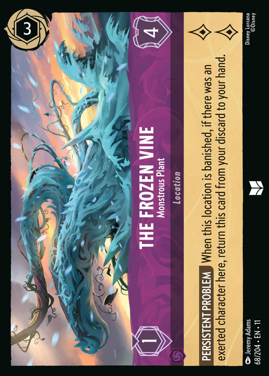 The Frozen Vine - Monstrous Plant - Uncommon Lorcana Card