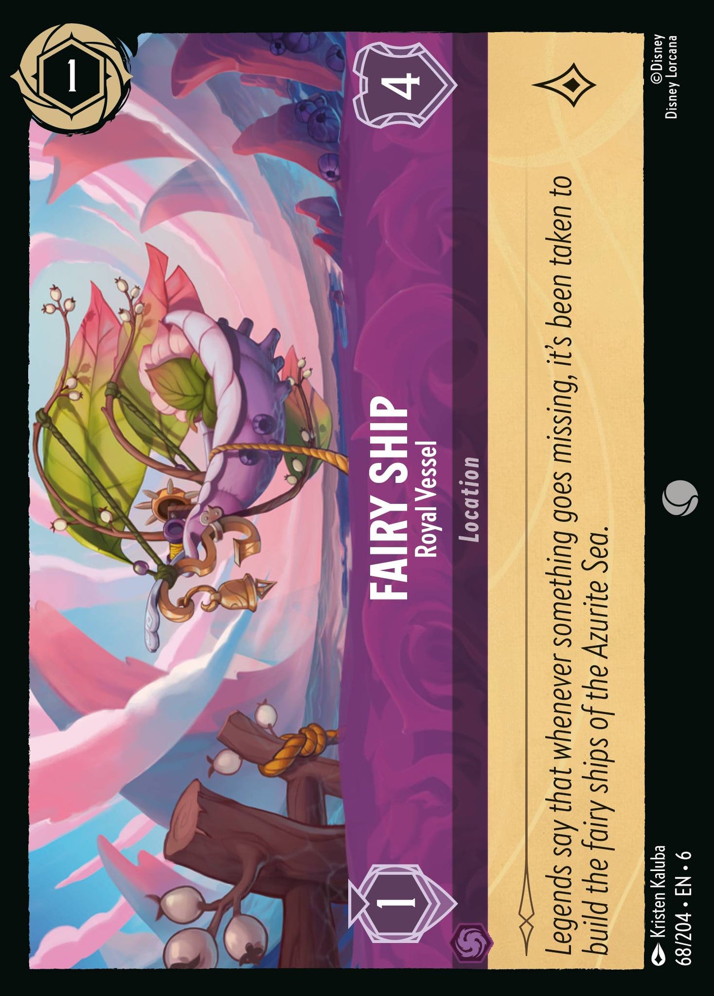 Fairy Ship - Royal Vessel - Common Lorcana Card
