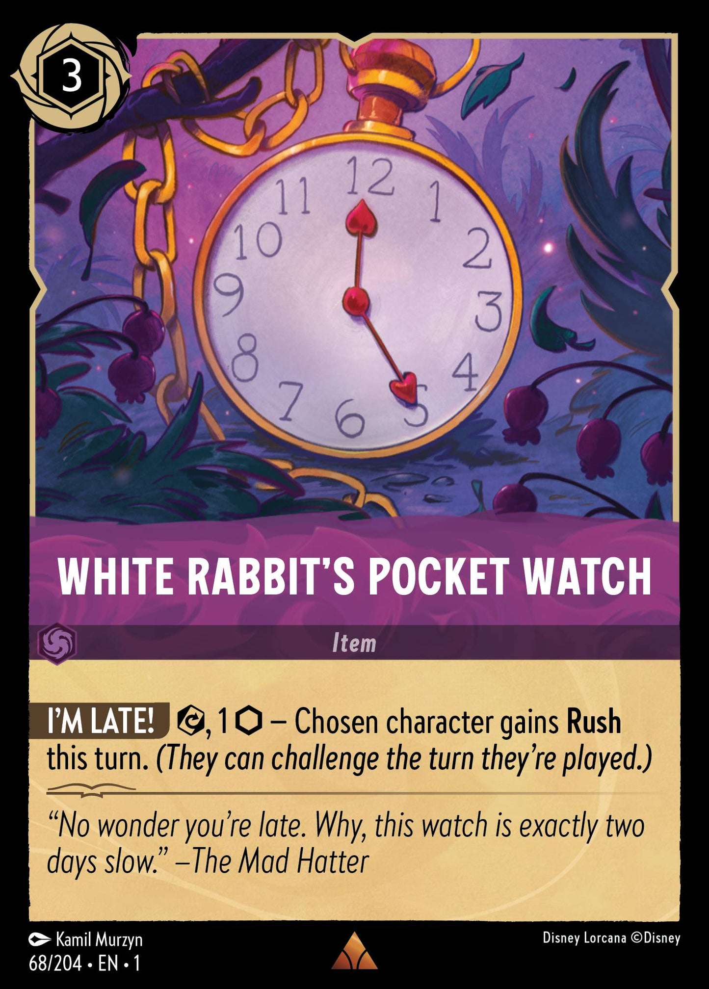 White Rabbit's Pocket Watch (Rare)