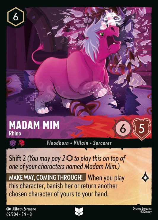Madam Mim - Rhino - Uncommon Lorcana Card