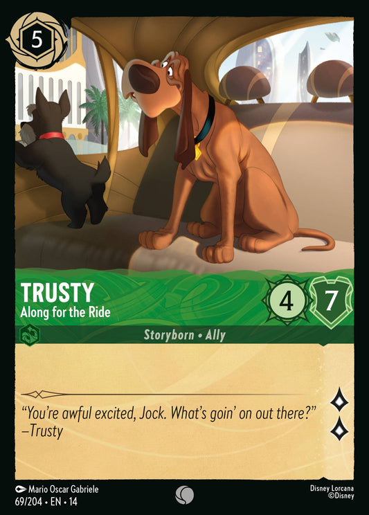 Trusty - Along for the Ride - Common Lorcana Card