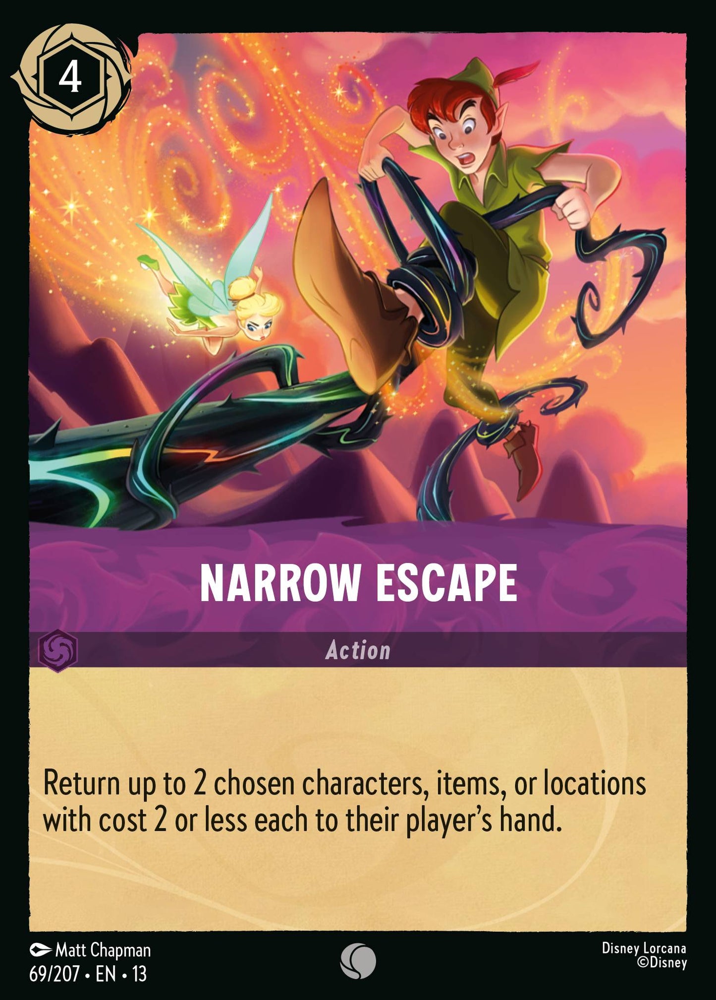 Narrow Escape - Common Lorcana Card