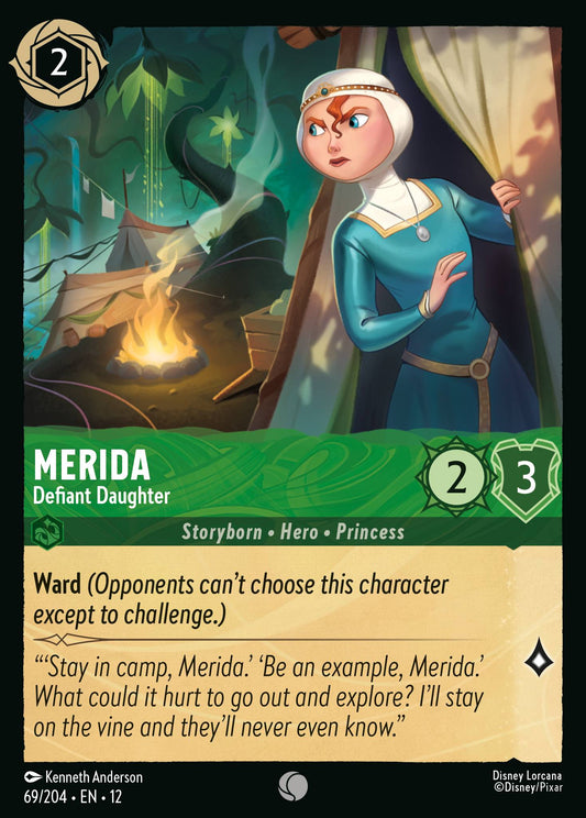Merida - Defiant Daughter - Common Lorcana Card