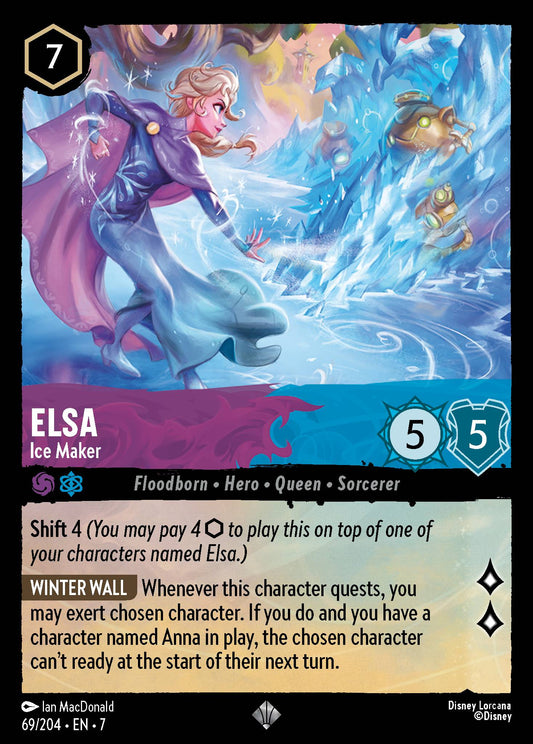 Elsa - Ice Maker - Disney Lorcana Card