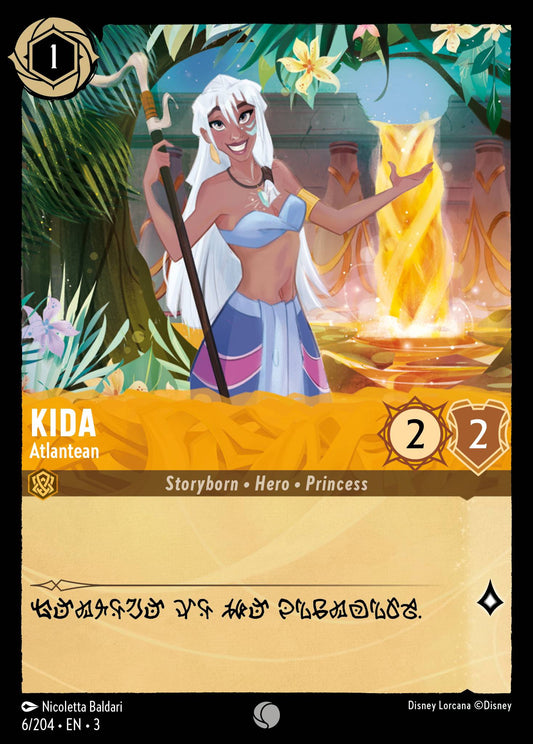 Kida - Atlantean - Common Lorcana Card