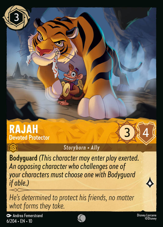 Rajah - Devoted Protector - Common Lorcana Card