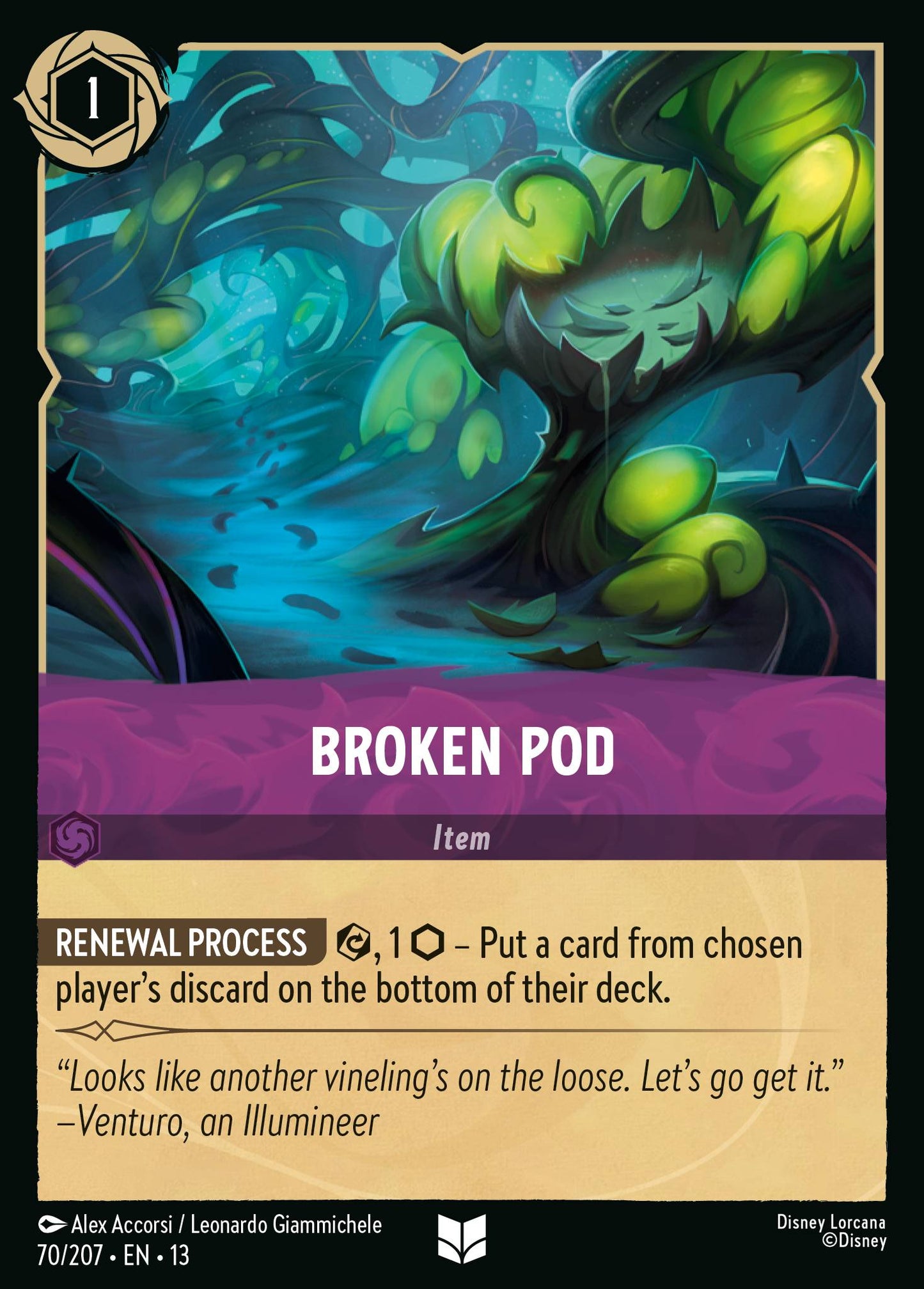 Broken Pod - Uncommon Lorcana Card