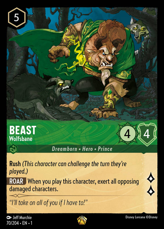 Beast - Wolfsbane - Legendary Lorcana Card