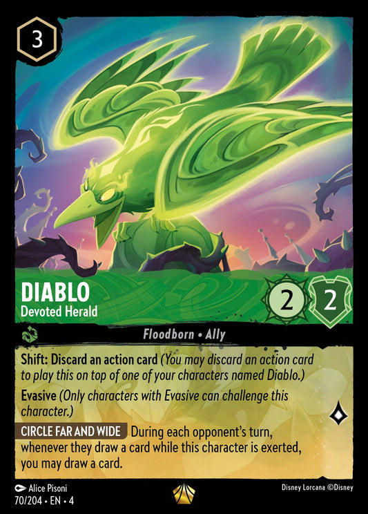 Diablo - Devoted Herald - Legendary Lorcana Card