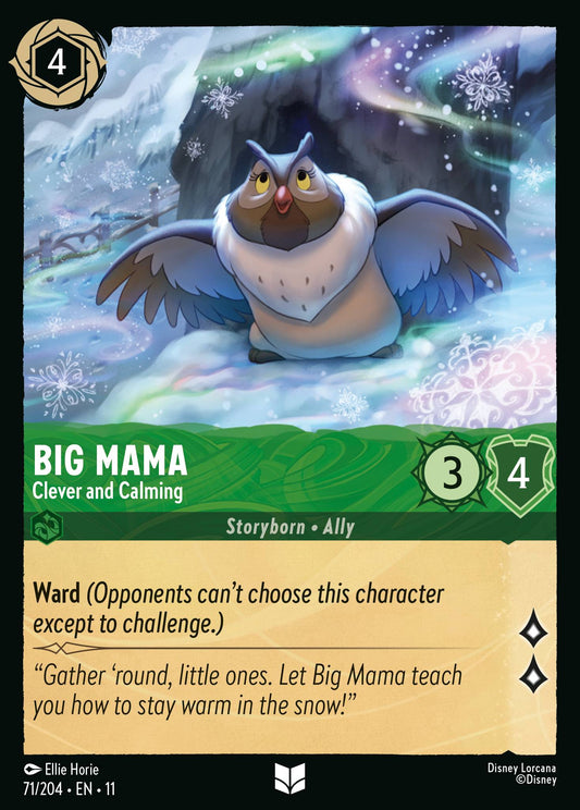 Big Mama - Clever and Calming - Uncommon Lorcana Card