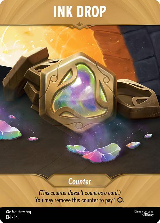 Ink Drop counter, Golden Forge art