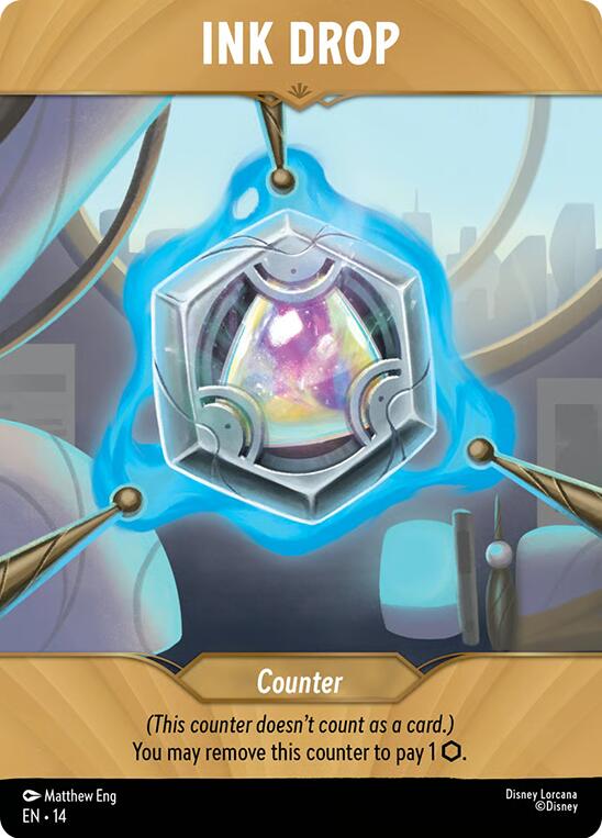 Ink Drop counter, Blue Lab art