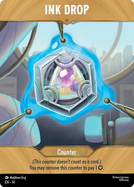Ink Drop counter, Blue Lab art